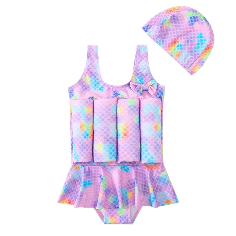 Children Swimsuit 1-5 Years For Girl Floating Swimwear
