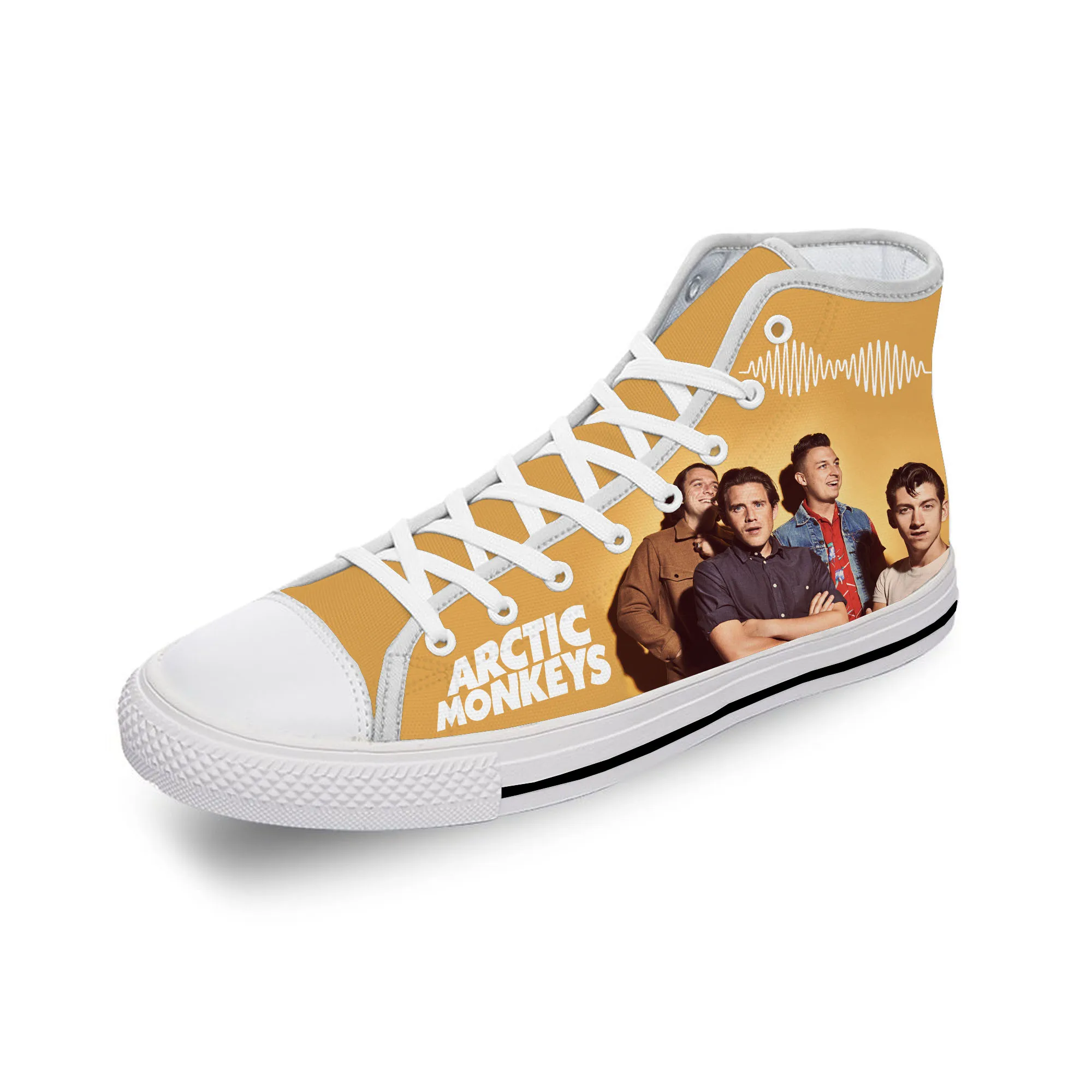 

Arctic Monkeys High Top Sneakers Mens Womens Teenager Casual Shoes Canvas Running Shoes 3D Print Breathable Lightweight shoe