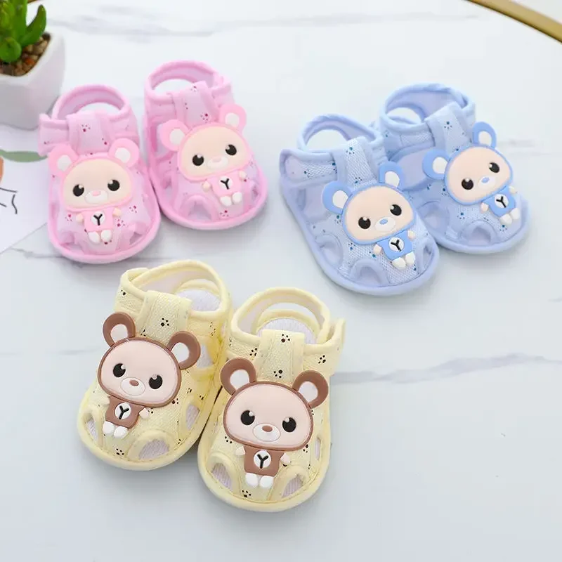 Toddler Infant Kids Baby Girl Summer Sandals Cute Casual Princess Sandals Cartoon Soft Sandals Crib Shoes Boy First Walkers0-12M 1