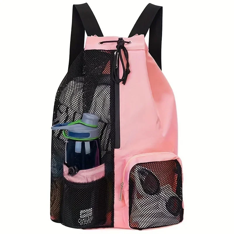Mesh Swim Drawstring Backpack 1