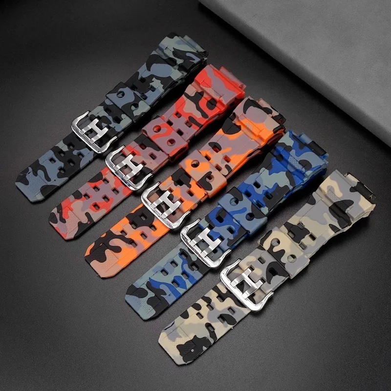 Watch Band Cinturino In Nylon Per Casio G-Shock Mtg-B1000 D-B1000B-1A Wristband Del Braccialetto Del Cuoio Genuino Uomo 26*14Mm