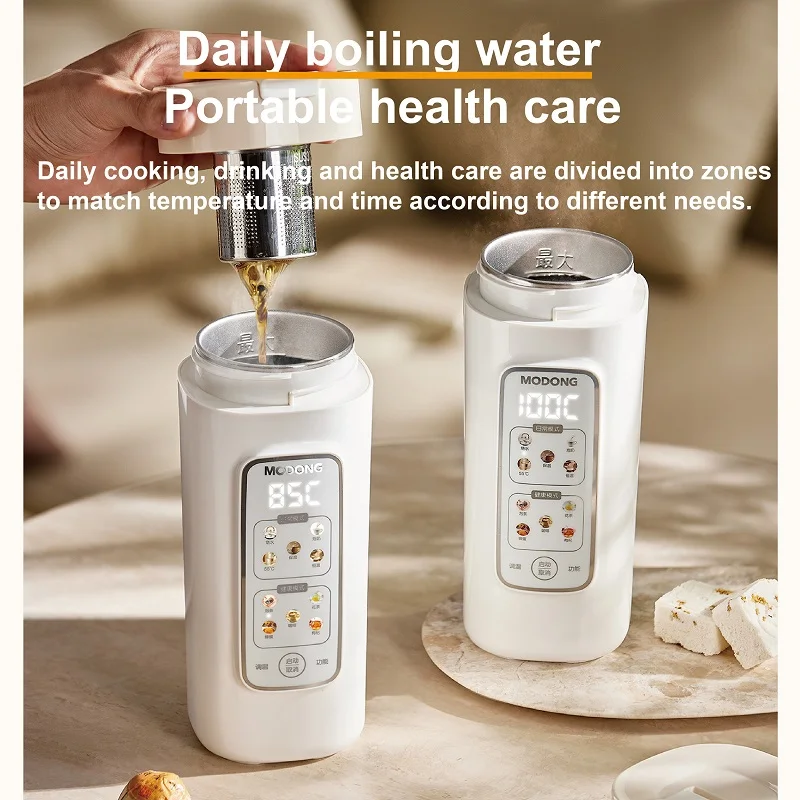 12V/24V/220V Mini Electric Kettle Home/Car Portable Heating Cup Multifunctional Boiled Water Pot Outdoors Travel Teapot 650ml 3