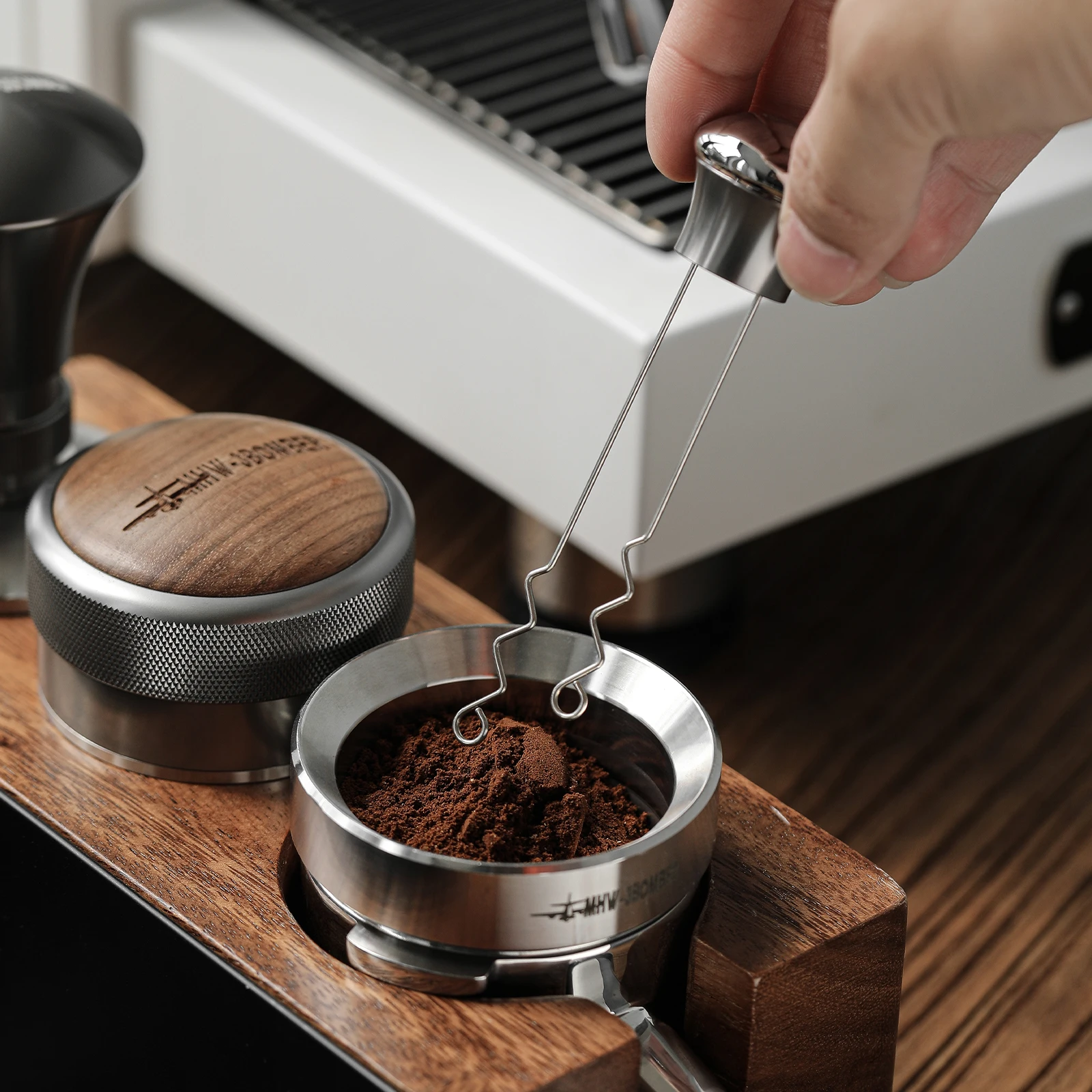 MHW3BOMBEREspressoCoffeeAgitadorWhiskAoInoxidvelparaEspresso