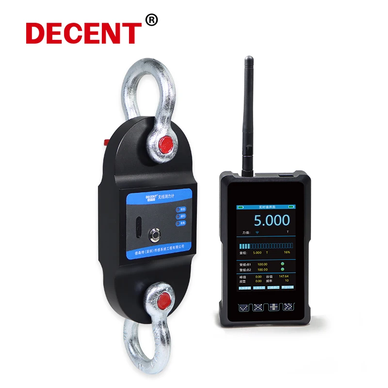 

DY920 and weight compression force meter 1T 2.5T 5T sensor Dynamometer 500T wind power lifting hook scale for ship cranes