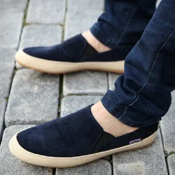 Men Sneakers 2022 Summer Loafers Breathable Canvas Shoes High Quality Casual Footwear Fashion Light Male Walking Shoes