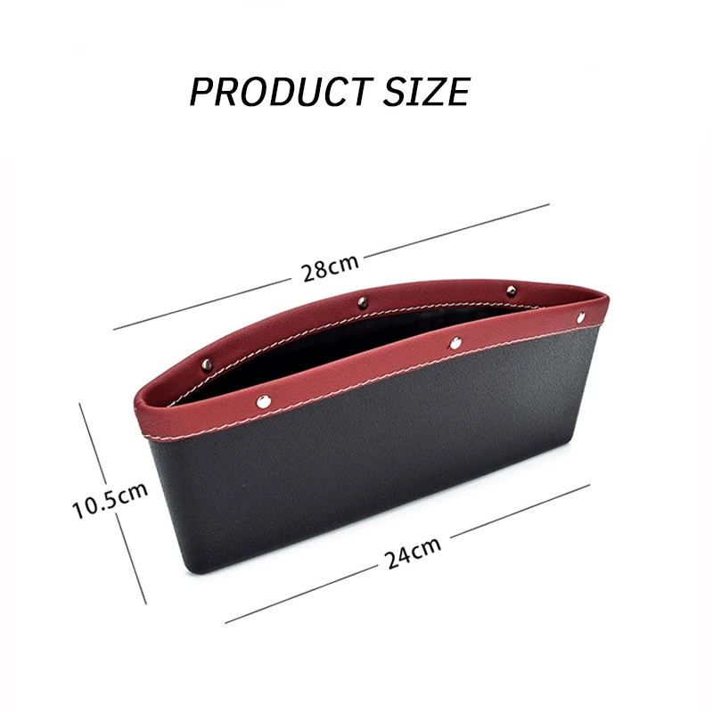 Car Storage Bag Didy Storage Universal Leak Proof Sundries Mobile Phone Car Seat Gap Box Gap Bag 1pc
