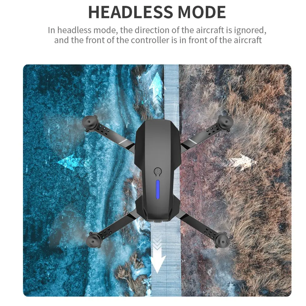 E525 PRO RC Quadcopter Profissional Obstacle Avoidance Drone Dual Camera 1080P 4K Fixed Height Mini Dron Helicopter Toy 4