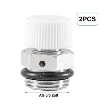 2 เครื่องไล่ลมอัตโนมัติสำหรับระบบทำความร้อน, วาล์วไล่ลมสำหรับหม้อน้ำ วาล์วปล่อยอากาศที่ใช้ร่วมกับระบบทำความร้อนได้ 4