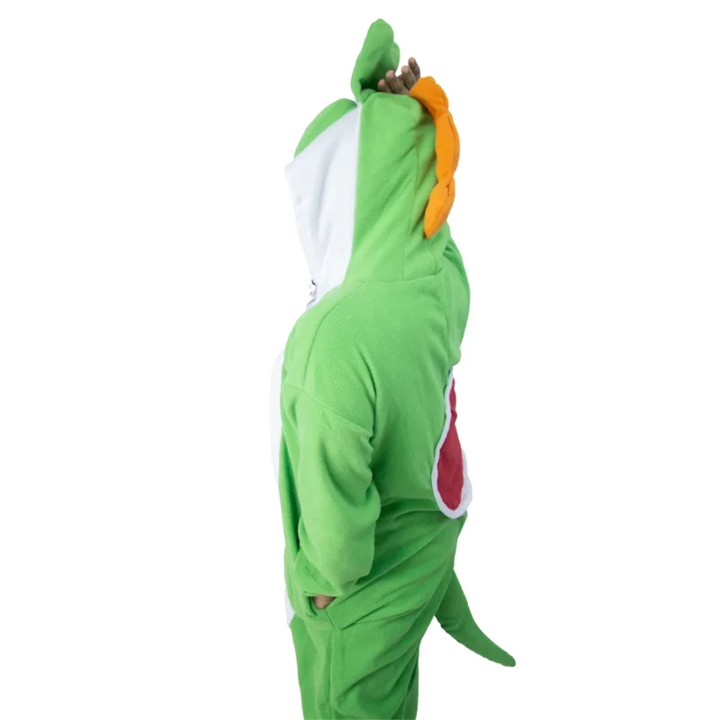 New Kigurumi Adult Yoshi Onesie Cosplay Costume Anime Green Frog Pajamas Halloween Party Jumpsuits Pyjamas *o*