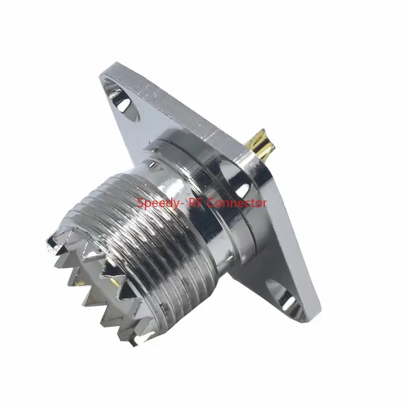 3 Pezzi Connettori SO239 UHF Femmina - Per Montaggio A Telaio, Saldatura - Foto 8