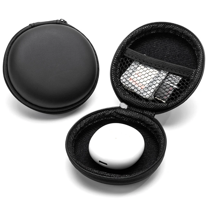 Compact Shockproof Headphone Carrying Case - Mini Travel Storage Bag