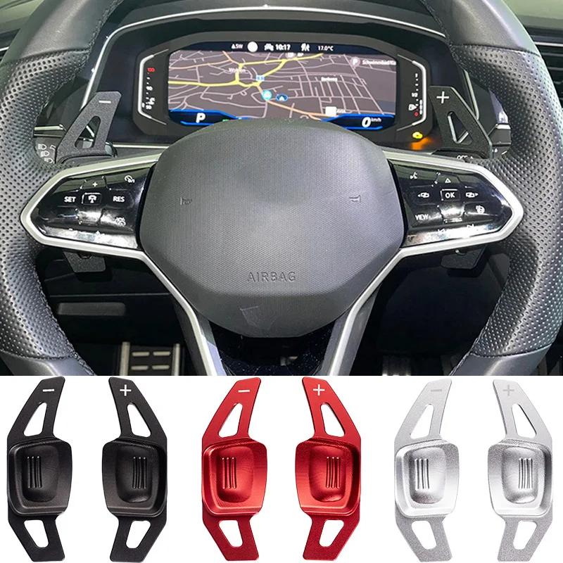 Schaltwippen für Volkswagen VW Tiguan Jetta MK6 Golf 7 Alltrack MK7 Passat B8 Variant Lenkrad DSG Schalthebelverlängerung