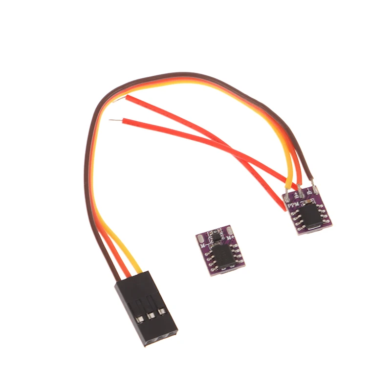 Connexions du Micro ESC brossé 1.8A avec fils rouge et noir pour alimentation et moteur N20