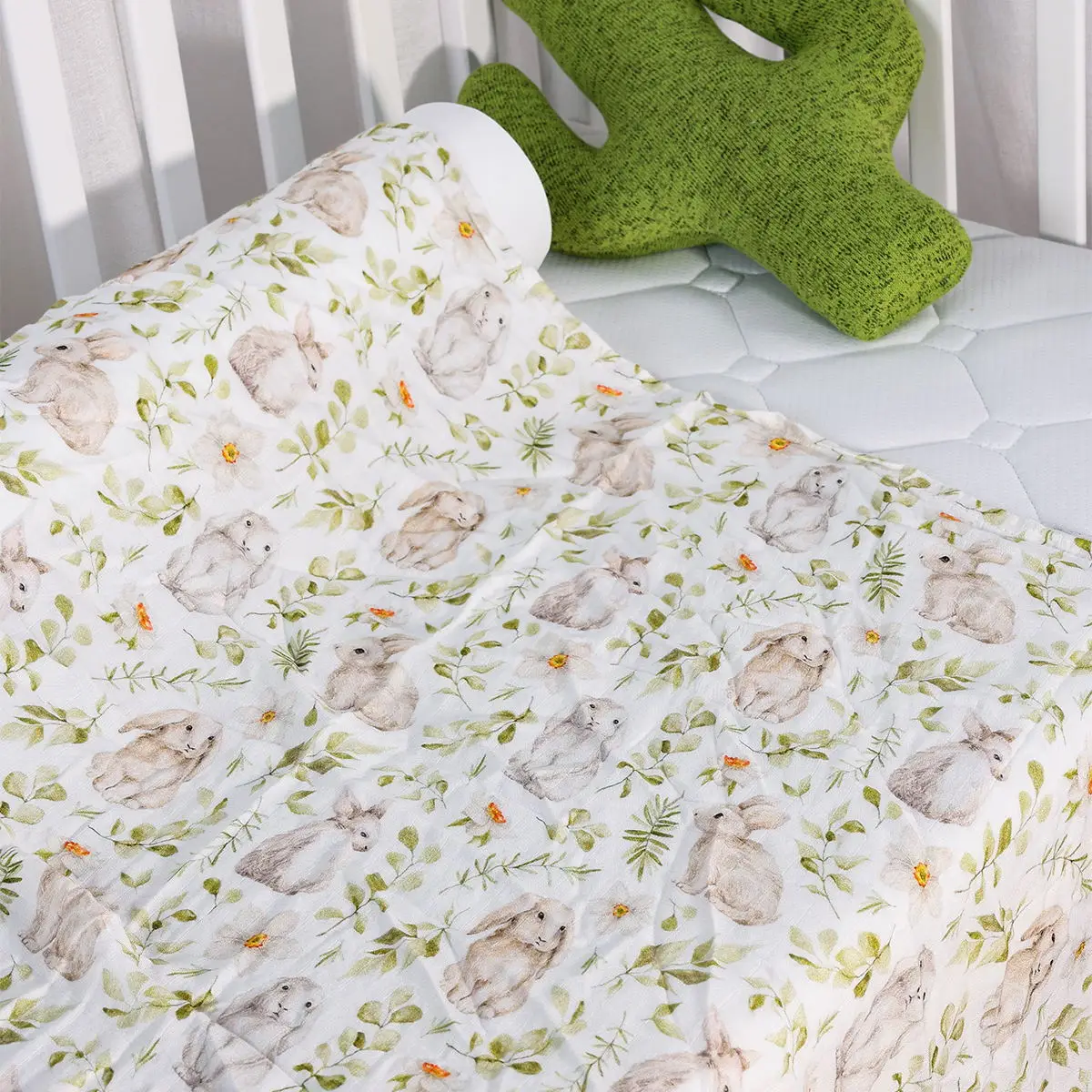 HappyFlute Cute Animal Print Baby Muslin Swaddle Bamboo Cotton Soft Baby Blanket For Kids Wrap Sleepsack Bath Towel cotton muslin blanket swaddle blanket cotton swaddle