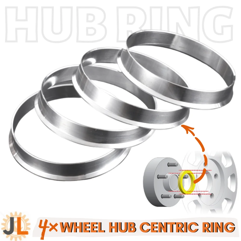 Hub Centric Rings 75 57.1 Wheel Center Hub Ring Bore Spacer Aluminum
