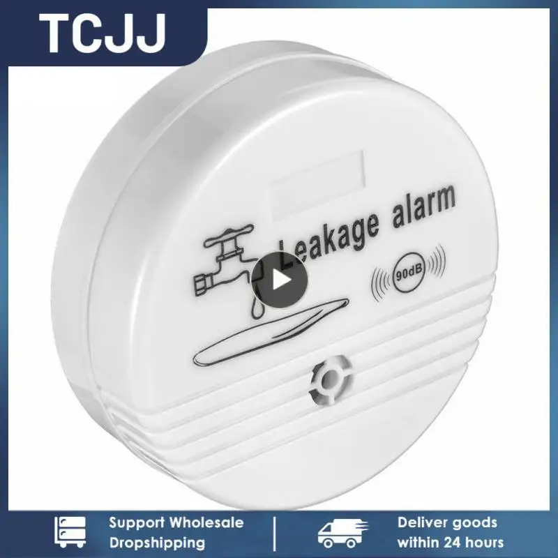

Wireless Water Alarm Independent Battery Water Alarm Sensor Detector 90dB Sounder Water Leakage Alarm Detector Home System DC9V