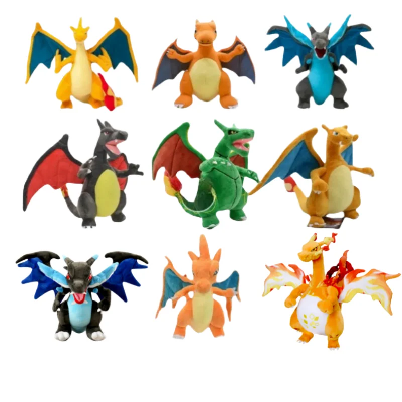 18 Stili Lucido Charizard Peluche Pokemon Mega Evolution X & Y Charizard Morbidi Animali Di Peluche Giocattolo Bambola Regalo Per Bambini Bambini
