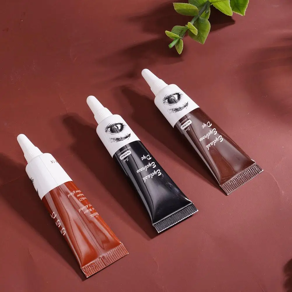 Brown Black Eyelash Eyebrow Dye Tint Kit