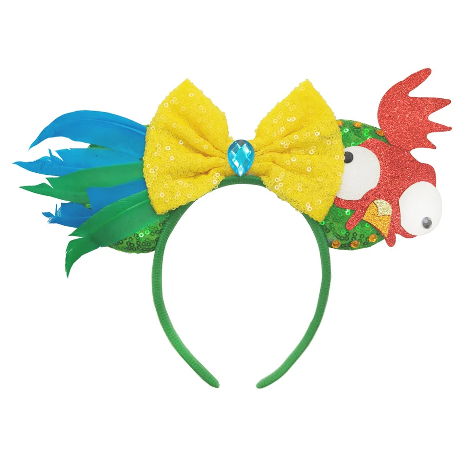 Garland Green Wreath Women Girl Hair Accessories Floral Hoop Headwear Moana Party Supplies Flower Crown St. Patrick's Day hair accessories