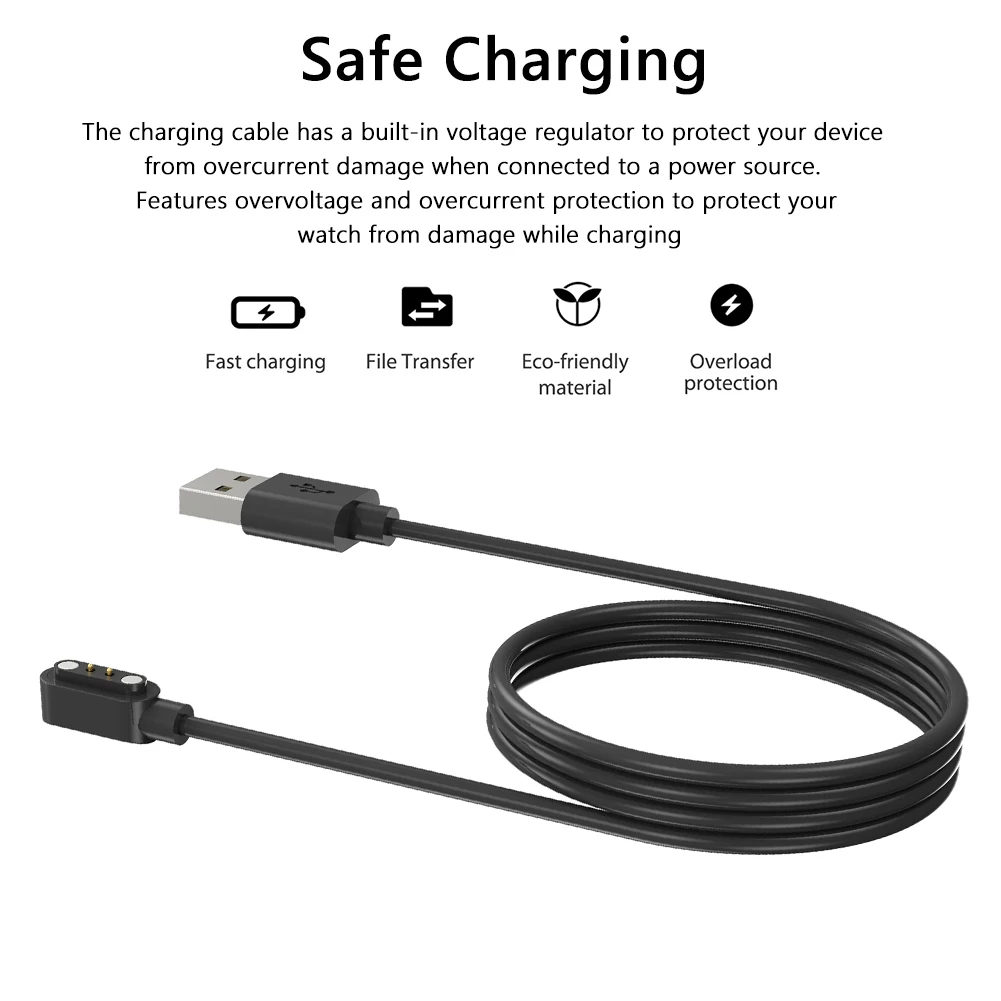 Replacement Charger Cord Watch USB Magnetic Charger Adapter Accessories Smartwatch Charging Wire Equipment for Xiaomi Mibro GS