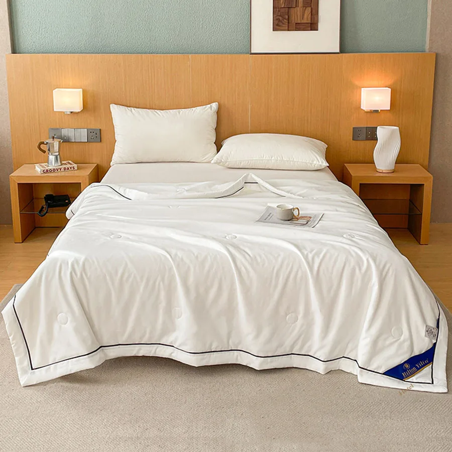 Summer Quilt Summer Quilt Set Luxury Star Hotel Summer By Raw Cotton Soybean Air Conditioning By Adults And Children Cooling Blanket Can Be Machine Washable