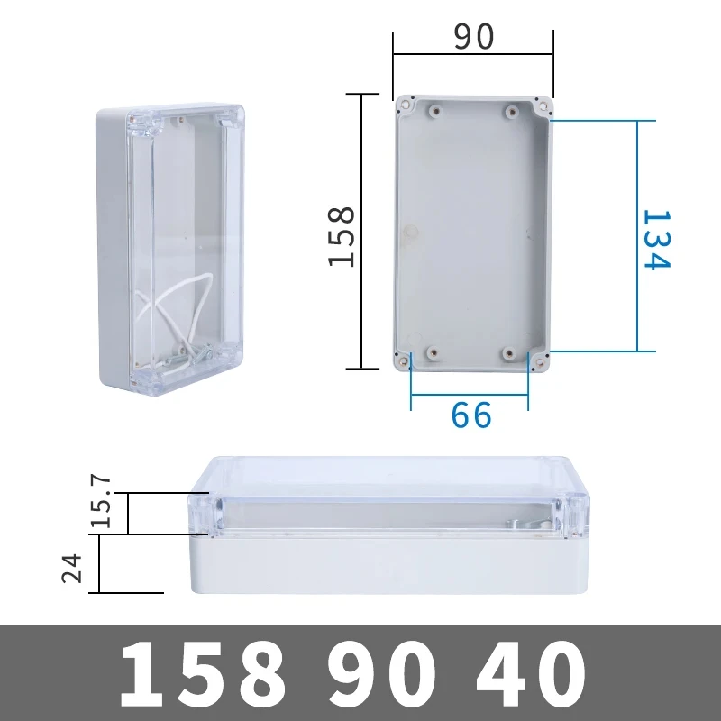 Waterproof Transparent Electronic Project Enclosure Box