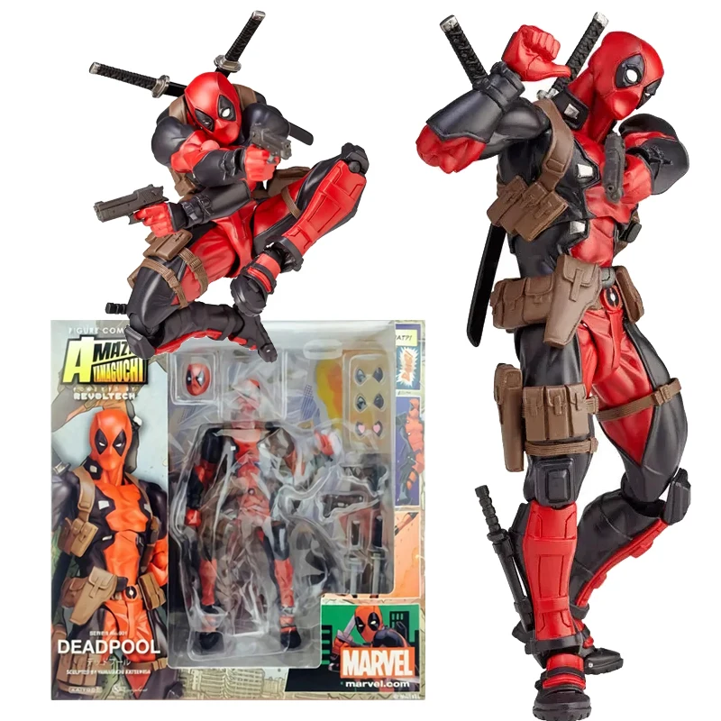 

Yamaguchi Deadpool Action Figure Statue Pvc Model Variant Movable Joint Super Hero Dead Pool Figurines Toys Collectible Gifts
