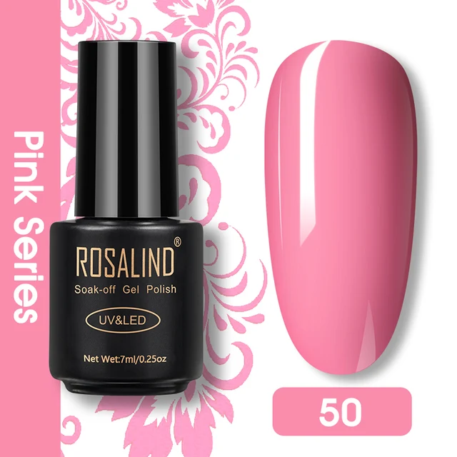 ROSALIND Nail Gel Polish Glitter Series Gel Varnishes All For Manicure Soak Off UV Lamp Nails Art Semi Permanent Gel Polish RA50