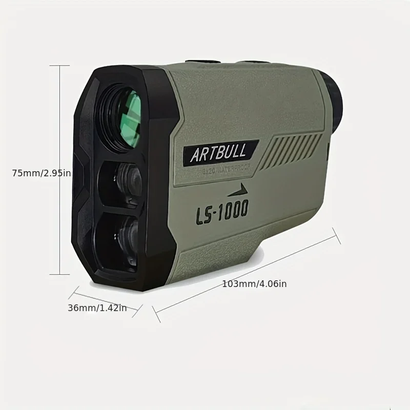 Golf Laser Rangefinder Telescope 1000m Slope Adjusted