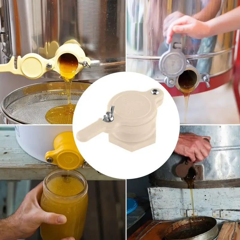 Honey shaker honey mouth shaker honey bucket accessories bee faucet gate valve bottling extractor Beekeeping Tools