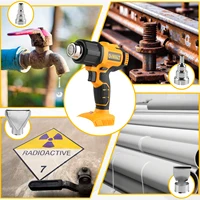 DEWALT DCE530 20V températures réglables pistolet à air chaud pistolet thermique sans fil 550 ° C Outils électriques de souffleur thermique de soudage haute puissance 5