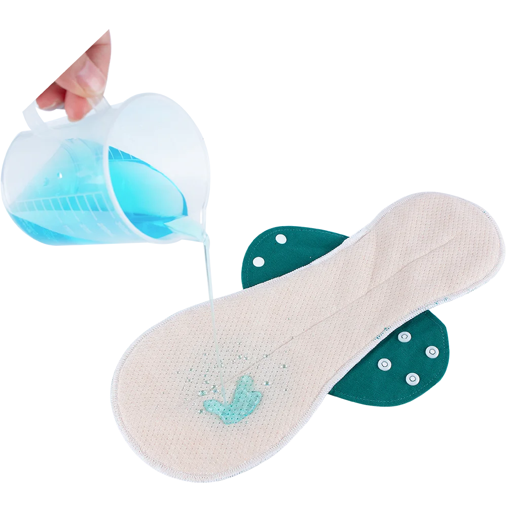 Aio 12&times;30cm Leak-proof & Breathable Postpartum Sanitary Pad for Women During Menstruation Reusable Menstrual Pads Size S Code