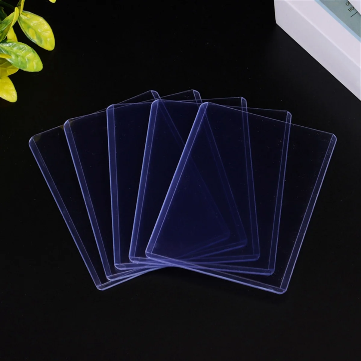 36Pcs 35PT 3 X 4 Inch Hard Card Sleeves PVC Clear Protective Sleeves Holder for Baseball/Sports/Trading/Game Card 3