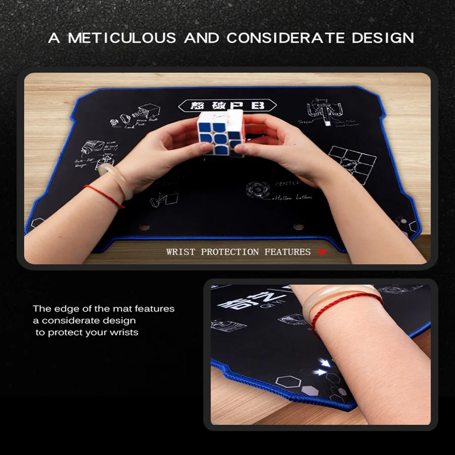 Speed Cube Training Pad - Premium Qiyi Cube Pad Mat for Enhanced Gameplay and Versatile Use