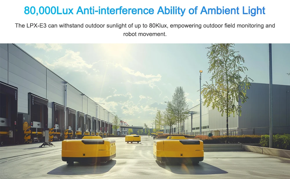 SLAMTEC RPLIDAR LPX-E3 Industrial Grade LiDAR 40M Scanning Range 360° for AGV UA