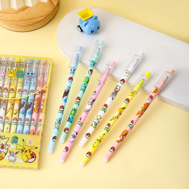 Pokémon de duas cabeçadas Cor Marcação Pen, Eevee Pikachu Highlighter,  Lápis Régua dos desenhos animados, Conjunto de Caderno Estacionário,  Presente do Estudante - AliExpress