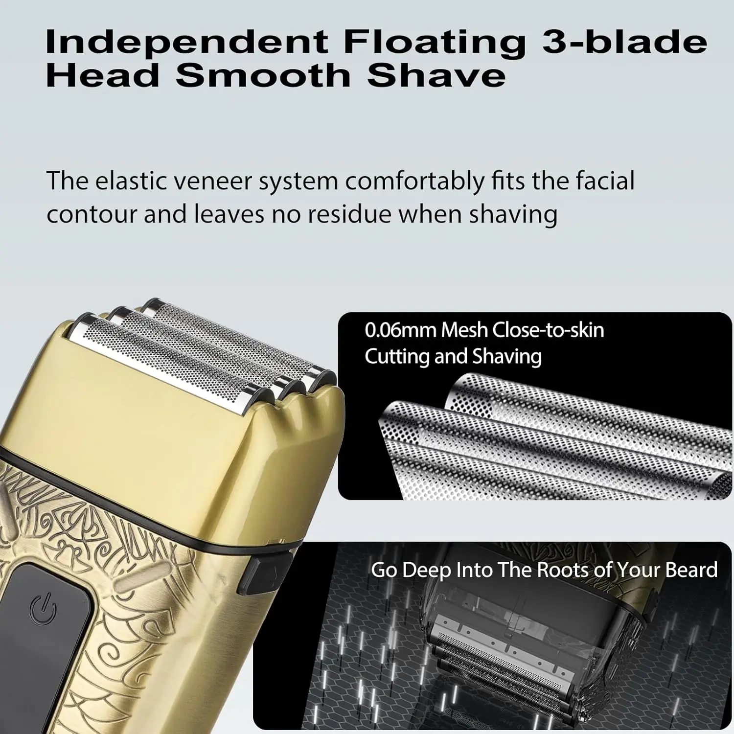Hair Clippers for Men 3 in 1 Hair Trimmer Beard Trimmer Electric Shavers Razor for Men, Cordless Beard Nose
