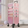 Professional Beauty Makeup Train Case Travel Trolley Cosmetic Case For Nail Manicure Portable Makeup Organizer Makeup Carrier 5