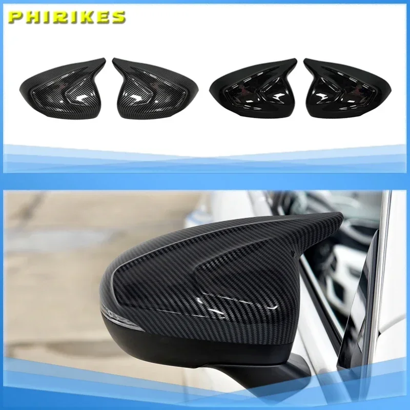 

Автомобильный гудок из углеродного волокна, боковое зеркало заднего вида, чехол для Mercedes-Benz A-Class W177 W118 A200L CLA 2019-2021