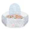 Ball Pit, Baby Pop-up Ball Pit Pool for Kids Toddlers Pets Play Tent with Hoop Indoor Outdoor Boys Girls(ball no include) 1