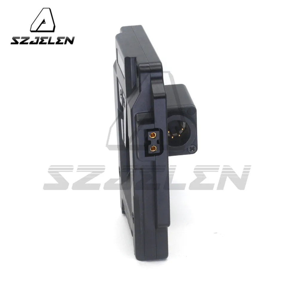 Xlr Macho 4-pin ao Macho V-dado Forma da Montagem para o Estabilizador de Steadicam Placa da Conversão do Poder