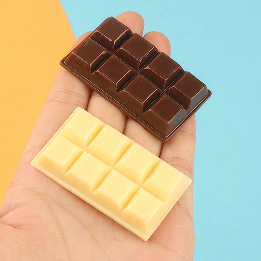 

Fake Chocolates Artificial Food Chocolate Simulation Chocolate Resin Flatback Faux Dessert Model Diy Crafts Home Kitchen Decor