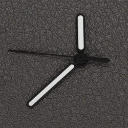 Elegant Silver & Rose Gold Luminous Watch Hands - Ultra Thin Design (Black)