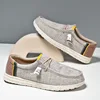 Men Casual Canvas Shoes Mens Loafers Breathable Slip on Flats Male Vulcanized Shoes Driving Shoes Plus Size 48 Walking shoe2024 1