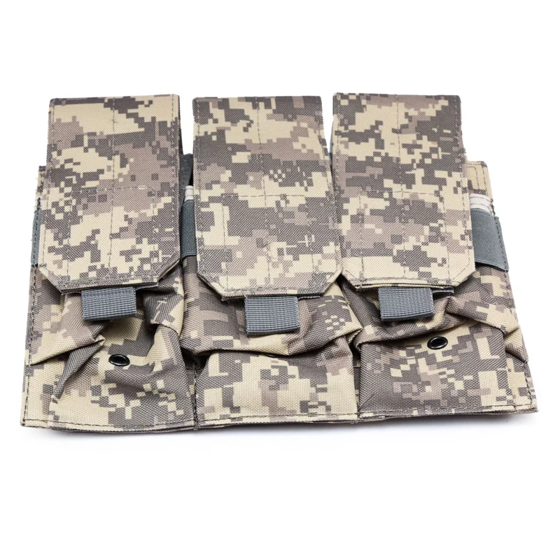 Taktische MOLLE Triple Magazintaschen Double Triple Shooting Mag Pouch Wargame Paintball 5,56 7,62 Mag Bag – Detail 13