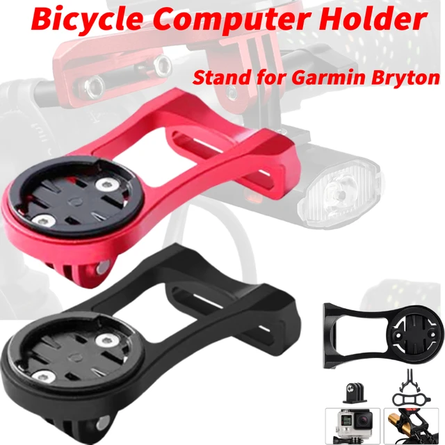 Soporte de aleación de aluminio para ordenador de bicicleta Garmin, soporte  para Gps, linterna, Bryton, accesorios de ciclismo - AliExpress