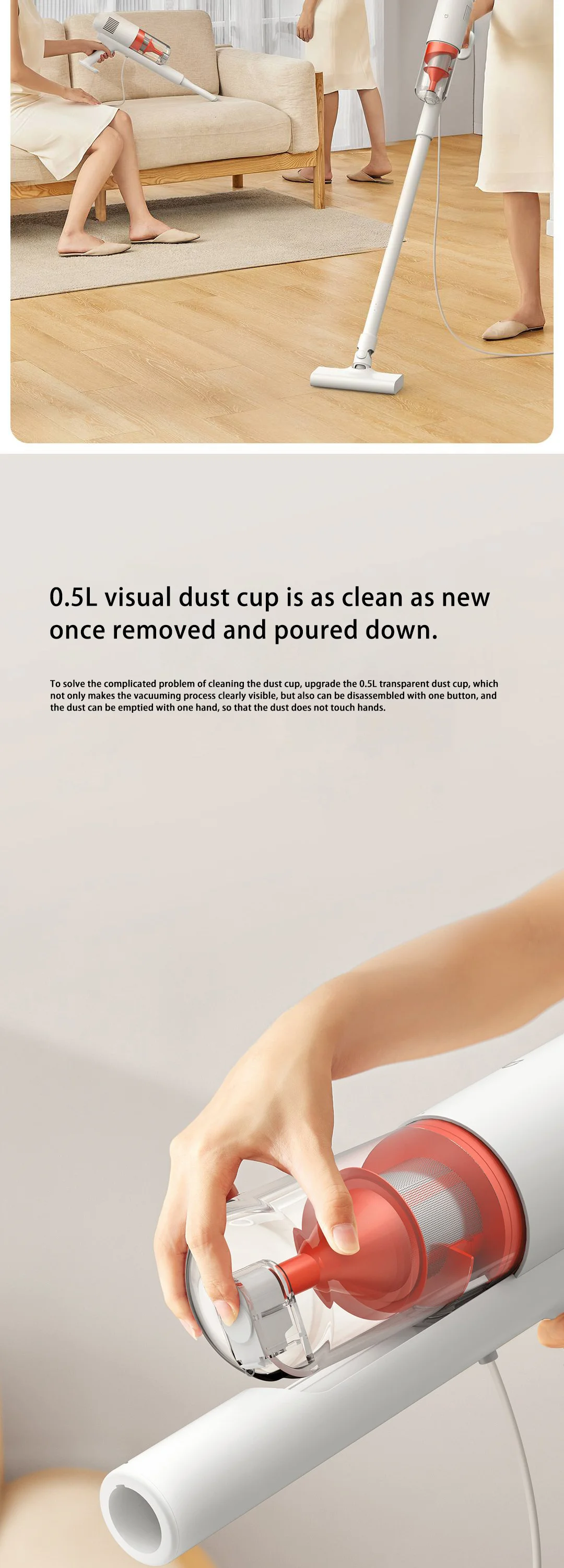 XIAOMI MIJIA Wireless Vacuum Cleaner 2 description image 12