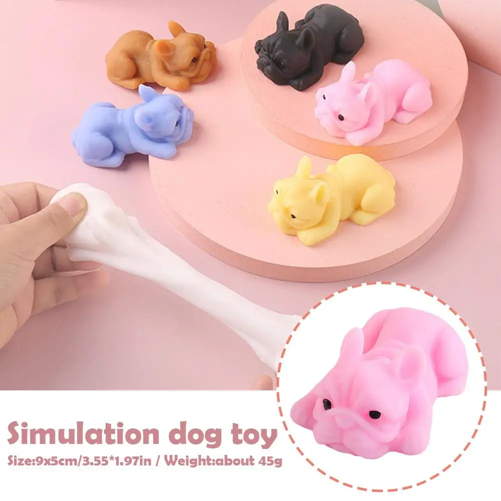 

Dogs Decompression Toys Simulation Dog Toy Creative Fidget Vent Ball Kawaii Dog Stress Reliever Toy Gift for Kids Adults Y0P9