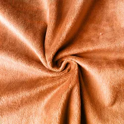 Large Solid Color Plush Velvet Fabric - Super Soft DIY Textile for Cushions, Pillows, Blankets, and Home Decor (Brown)
