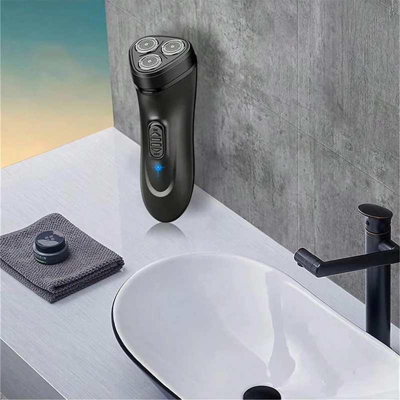 XIAOMI Electric Shaver 3D Floating Razor Washable Rechargeable Electric Razor Triple Blade Beard Trimmer Whole Body Wash USB 3